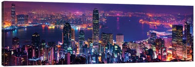 Hong Kong Special View Canvas Art Print - Panoramic Photography