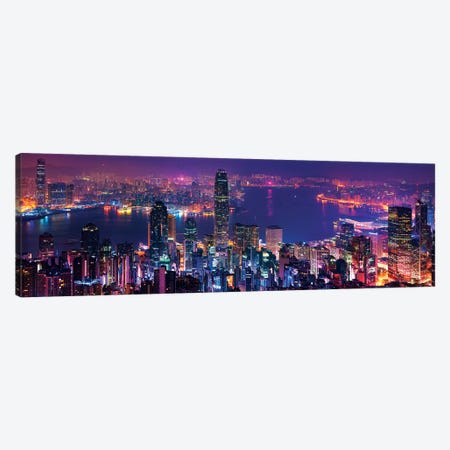Hong Kong Special View Canvas Print #MAO155} by Marco Carmassi Canvas Artwork