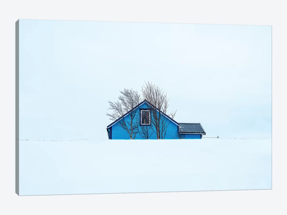 Little Blue House by Marco Carmassi 1-piece Canvas Art
