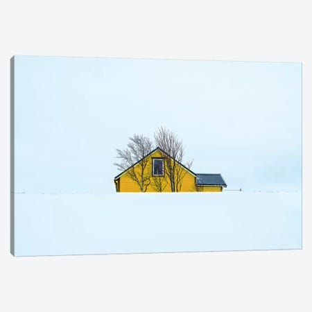 Little Yellow House Canvas Print #MAO161} by Marco Carmassi Canvas Art
