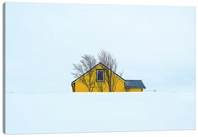 Little Yellow House Canvas Art Print - Marco Carmassi