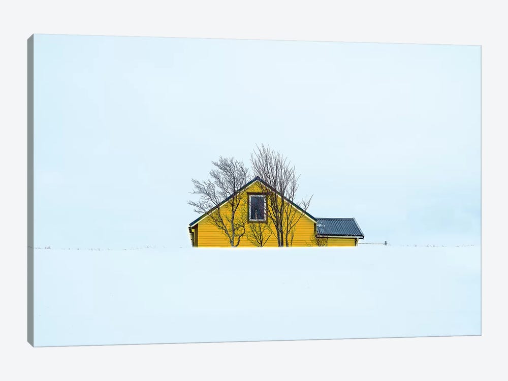 Little Yellow House by Marco Carmassi 1-piece Canvas Print