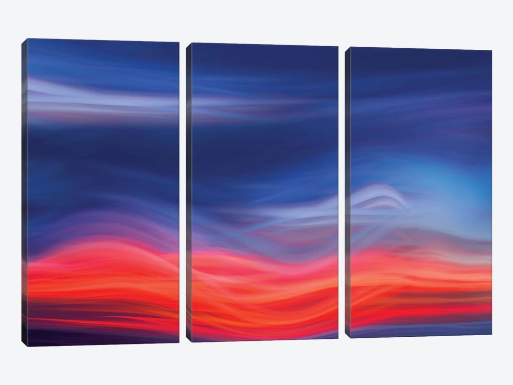 Lost In Space by Marco Carmassi 3-piece Canvas Wall Art
