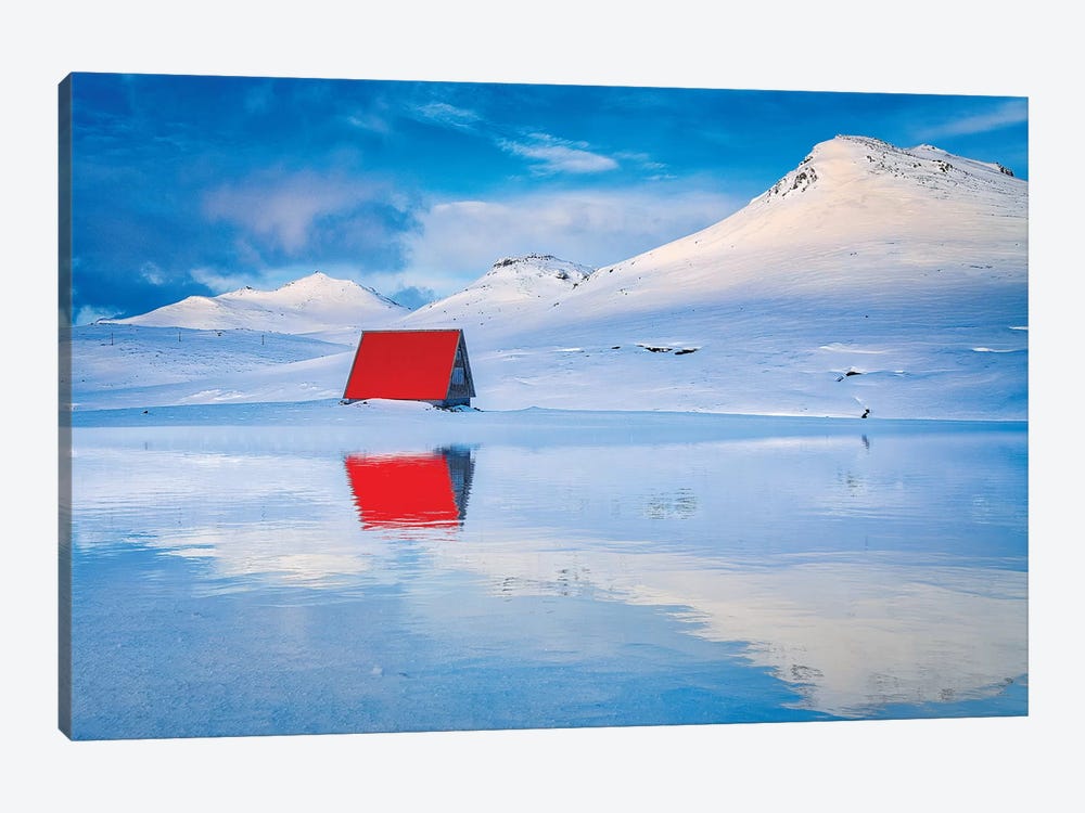 Red Loneliness by Marco Carmassi 1-piece Canvas Print