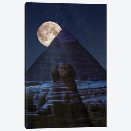 The Dark Side Of The Pyramid Canvas Print #MAO17} by Marco Carmassi Canvas Art