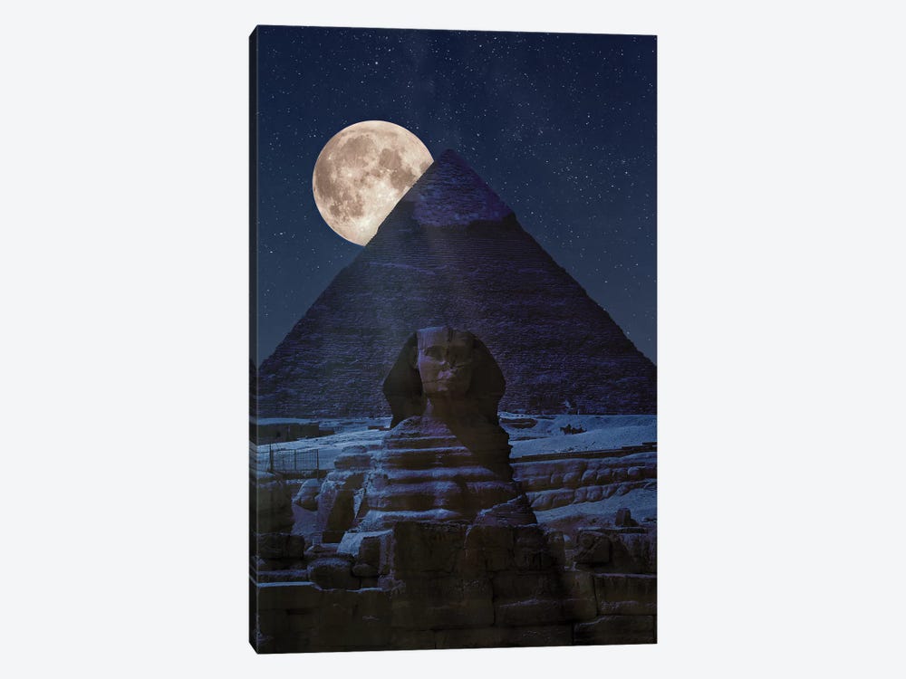 The Dark Side Of The Pyramid by Marco Carmassi 1-piece Art Print