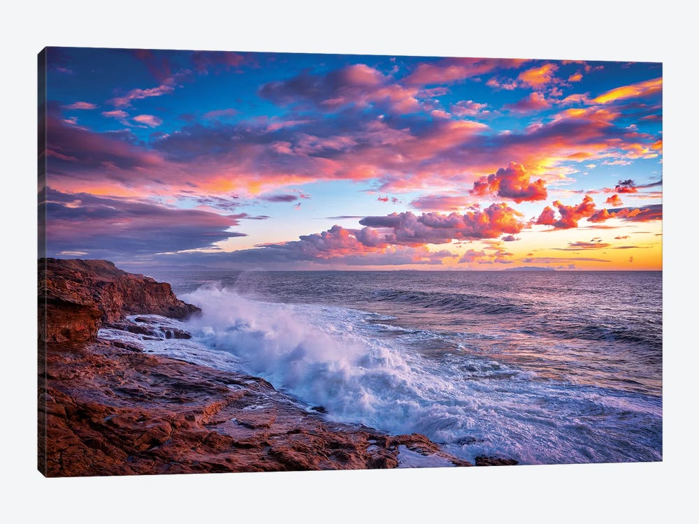Stormy Sea by Marco Carmassi 1-piece Canvas Print
