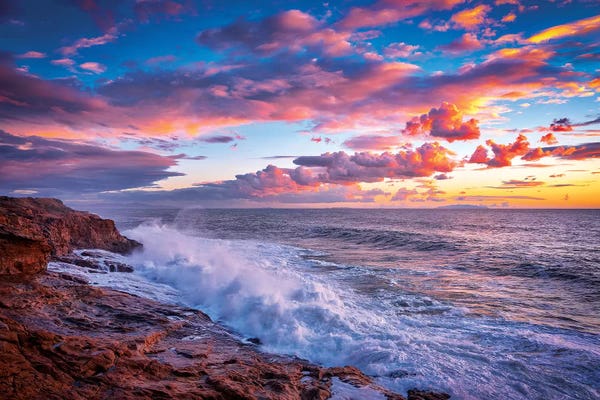 Rocky Beaches: Stormy Sea by Marco Carmassi