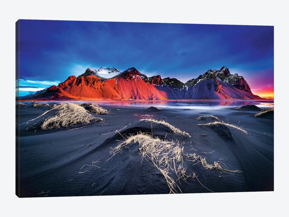 The Srings Side Of Vestrahorn by Marco Carmassi 1-piece Art Print