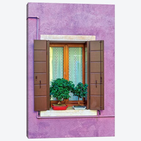 Violet Window In Venice Canvas Print #MAO201} by Marco Carmassi Art Print
