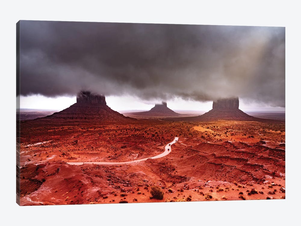 Monument Valley Super Clouds by Marco Carmassi 1-piece Canvas Print