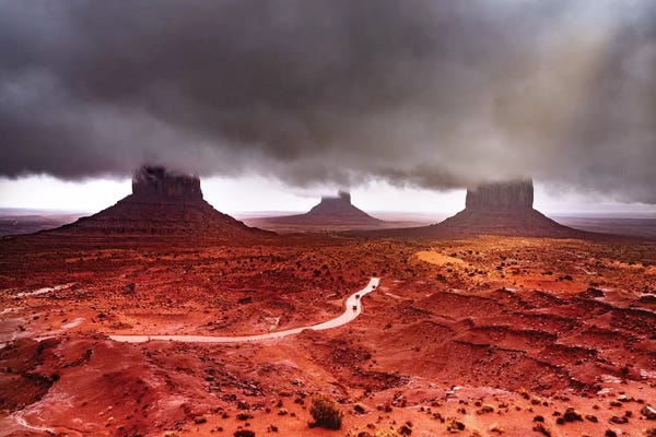 Marco Carmassi: Monument Valley Super Clouds by Marco Carmassi