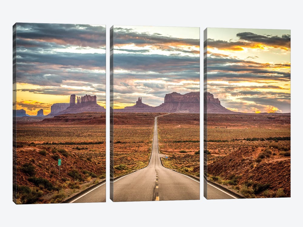 Monumental by Marco Carmassi 3-piece Canvas Print