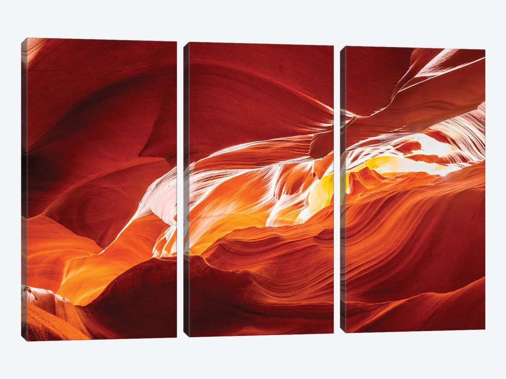 The Wave by Marco Carmassi 3-piece Canvas Print