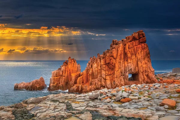 Rocky Beaches: Arbatax Red Rock by Marco Carmassi