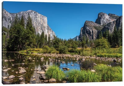 Yosemite View Canvas Art Print - Wilderness Art