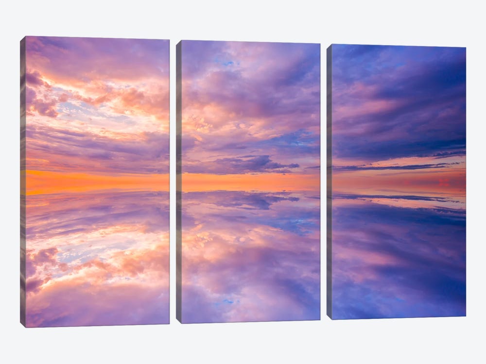 Thoughts Reflected by Marco Carmassi 3-piece Canvas Wall Art