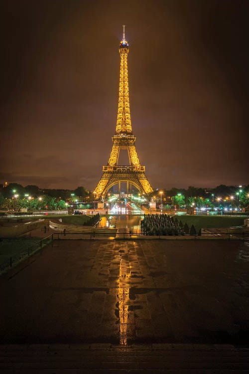 Gold Tower Reflection by Marco Carmassi wall art