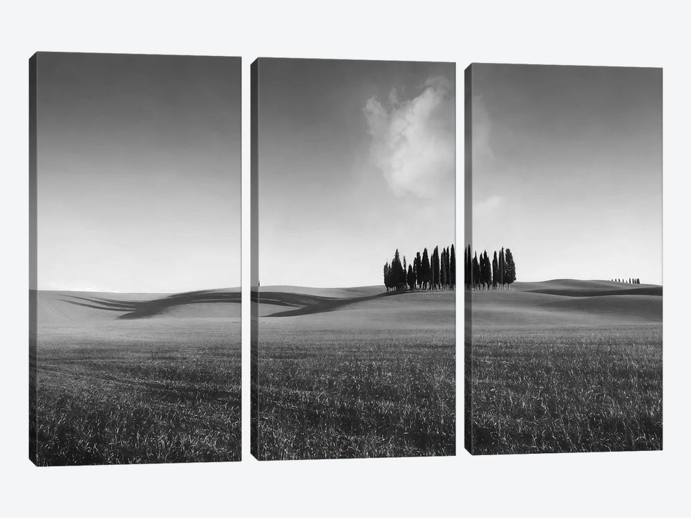 Long Shadows by Marco Carmassi 3-piece Canvas Print