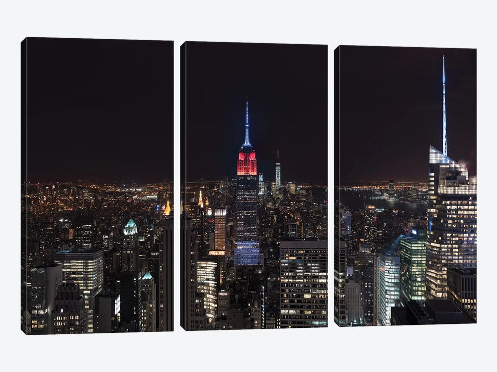 Empire By Night by Marco Carmassi 3-piece Canvas Artwork