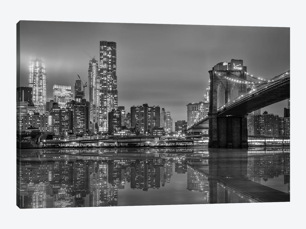The Bridge NY by Marco Carmassi 1-piece Canvas Print