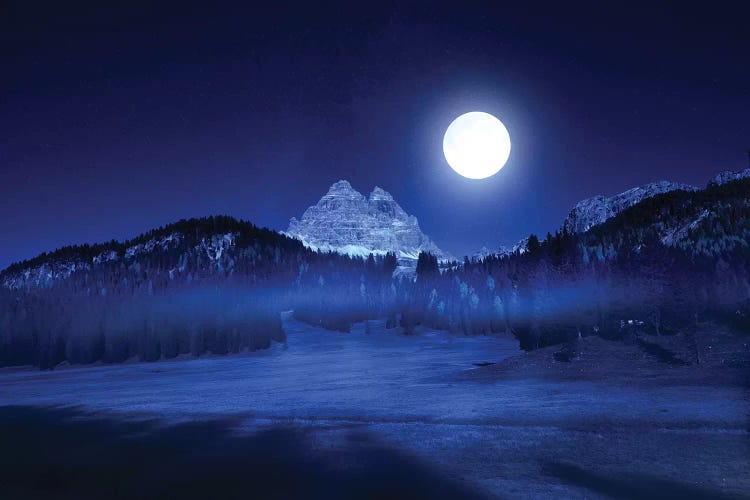 Tre Cime Lavaredo By Night