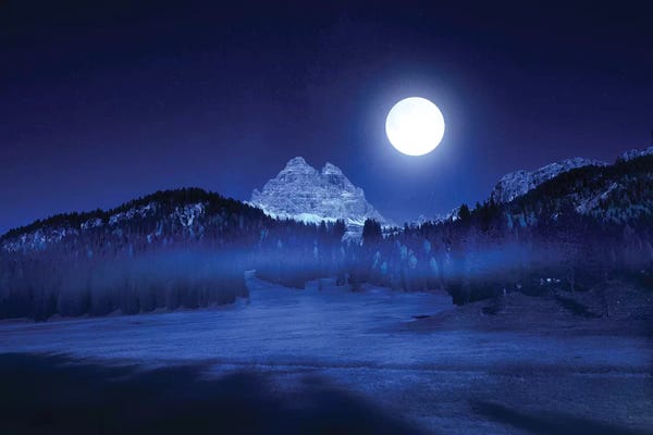 Indigo: Tre Cime Lavaredo By Night by Marco Carmassi