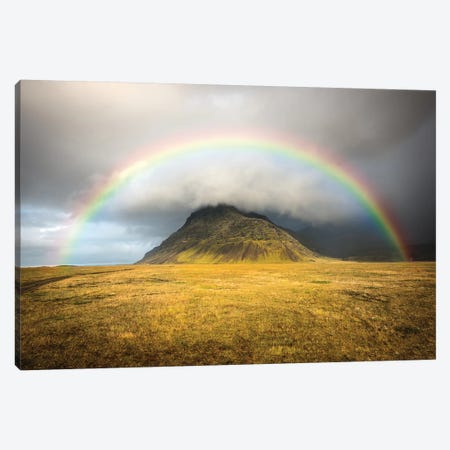 Heaven's Rainbow Iceland Canvas Print #MAO53} by Marco Carmassi Art Print