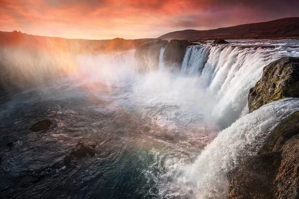 Marco Carmassi: The Waterfall Of The Gods Iceland by Marco Carmassi
