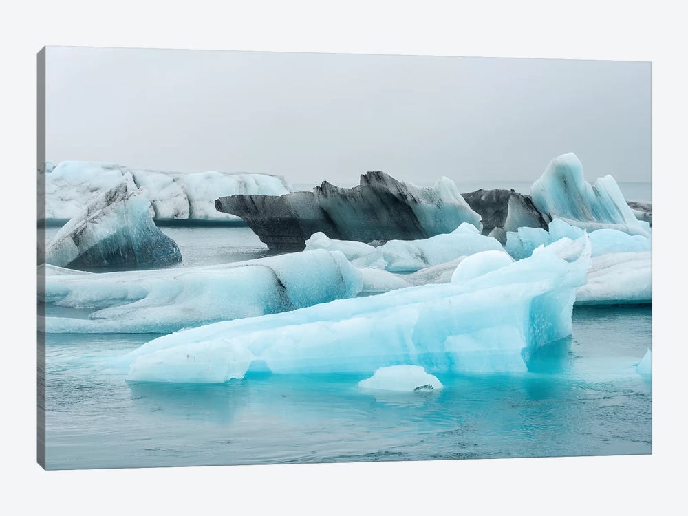 Ice Iceland by Marco Carmassi 1-piece Canvas Wall Art