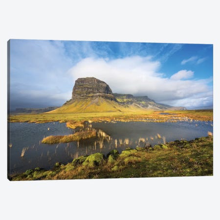 Big Stone Iceland Canvas Print #MAO58} by Marco Carmassi Canvas Print
