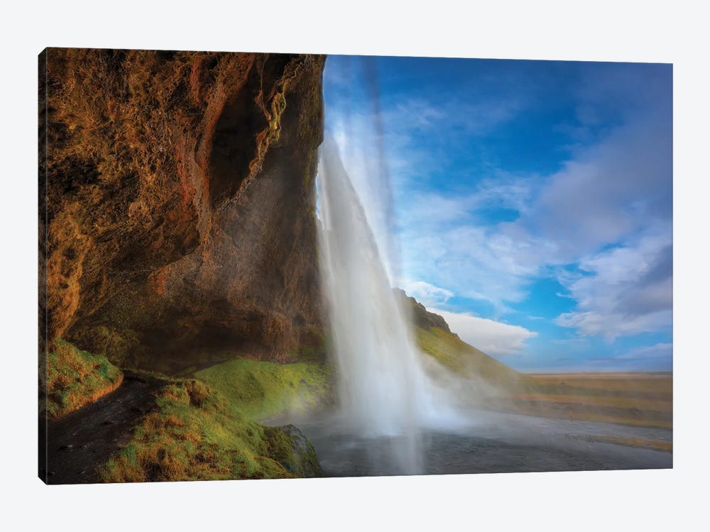 Waterfall Iceland by Marco Carmassi 1-piece Art Print