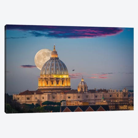 Sunset Over Eternity Canvas Print #MAO62} by Marco Carmassi Canvas Wall Art