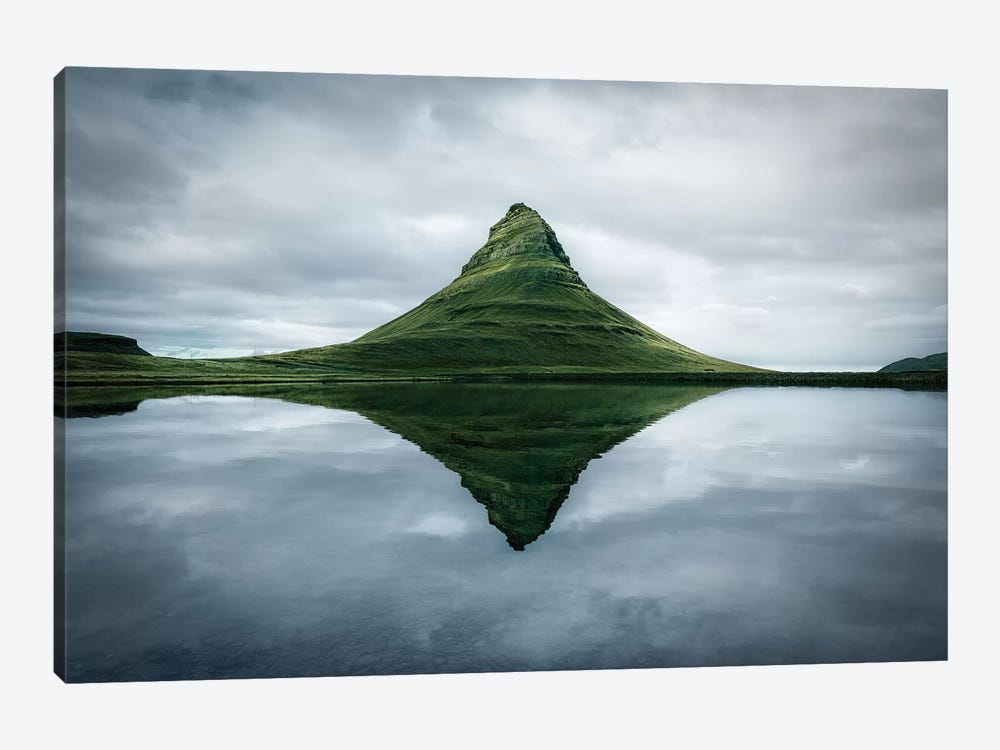Kirkjufell The Meditation Place - by Marco Carmassi 1-piece Canvas Artwork