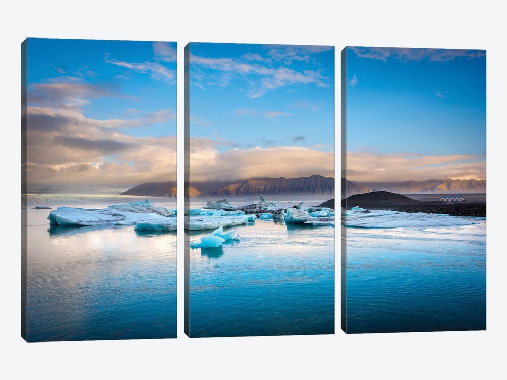 Blue Lagoon by Marco Carmassi 3-piece Canvas Wall Art