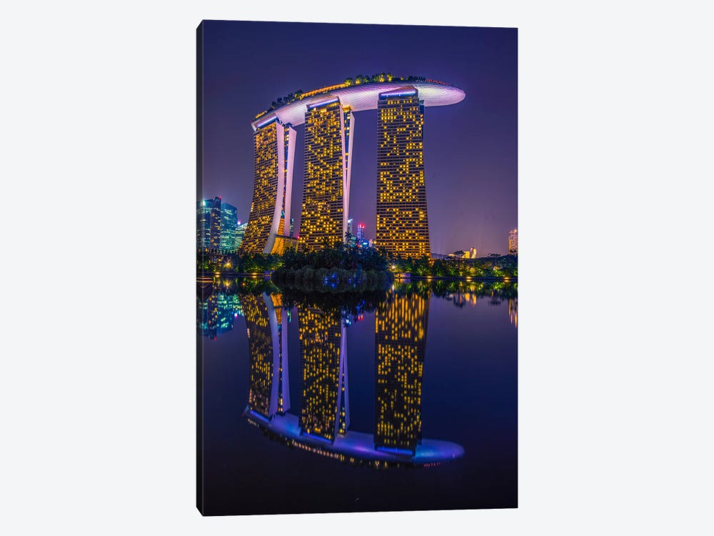 Marina Bay Sands by Marco Carmassi 1-piece Canvas Art Print