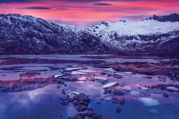 Marco Carmassi: Lofoten Blue Sunset by Marco Carmassi