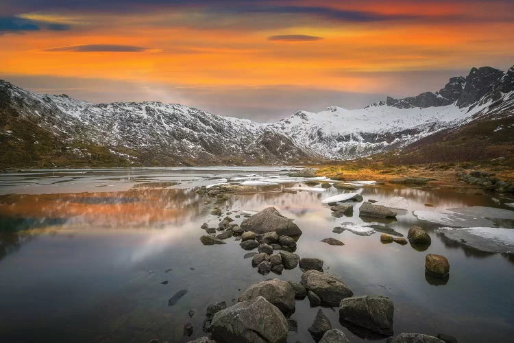 Lofoten Warm Sunset