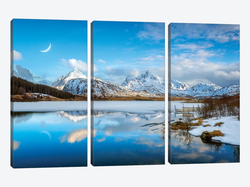 Quiet Afternoon by Marco Carmassi 3-piece Canvas Print