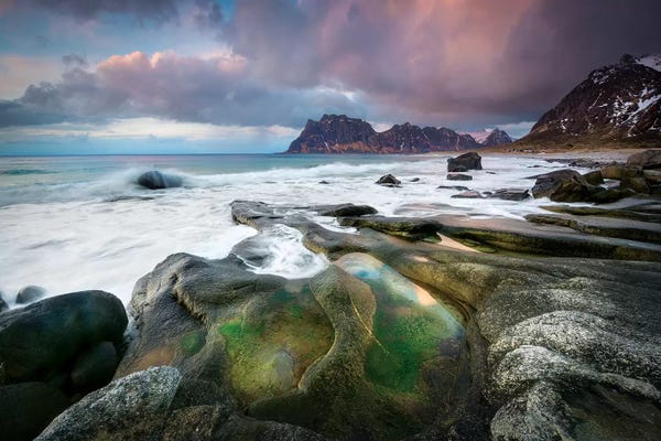 Marco Carmassi: Uttakleiv Beach by Marco Carmassi