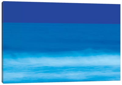 Blue Marine Atmosphere Canvas Art Print - Sea & Sky