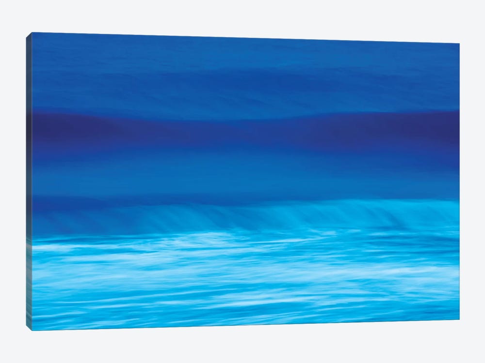 Blue Waves by Marco Carmassi 1-piece Canvas Print