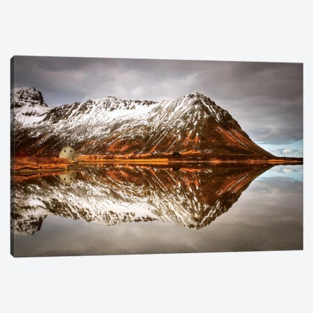 Mountain Reflected Canvas Print #MAO99} by Marco Carmassi Art Print
