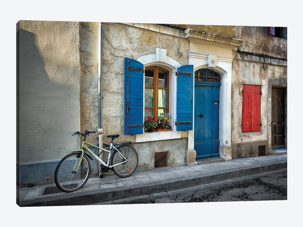 Arles Bicycle by Marco Carmassi 1-piece Canvas Art Print