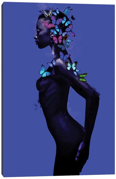 Black Beauty IV Canvas Art Print - Marcio Alek