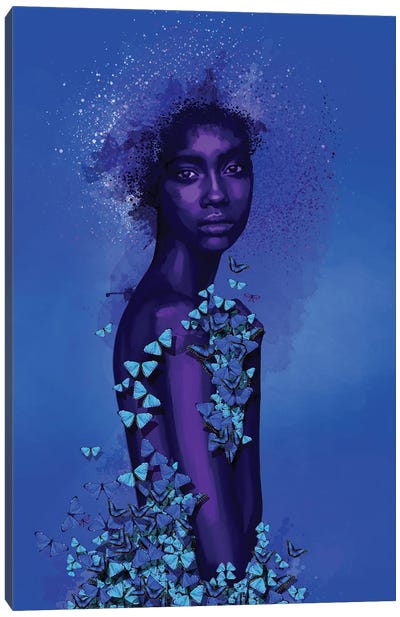 Black Beauty VI Canvas Art Print - Marcio Alek