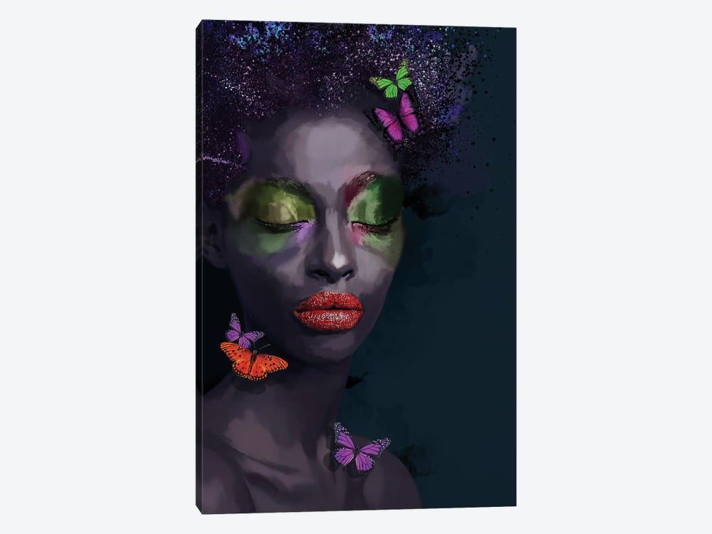 Black Beauty IX by Marcio Alek 1-piece Canvas Print