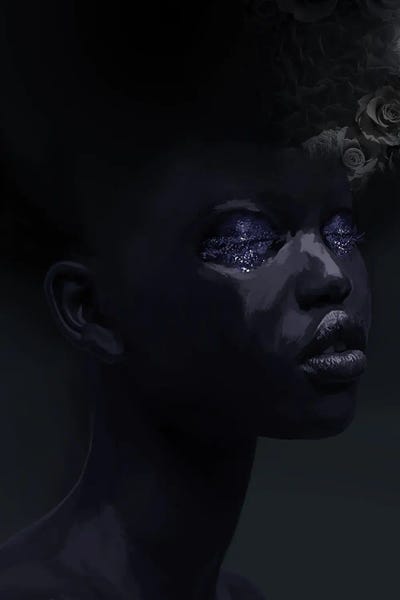 Black Beauty XVII by Marcio Alek multi panel art