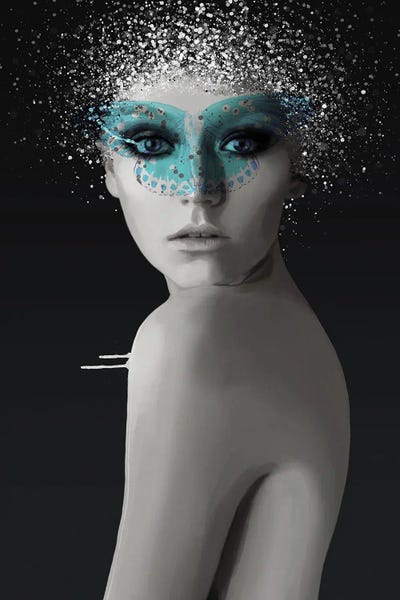 The Glitterati: Abstract IX by Marcio Alek