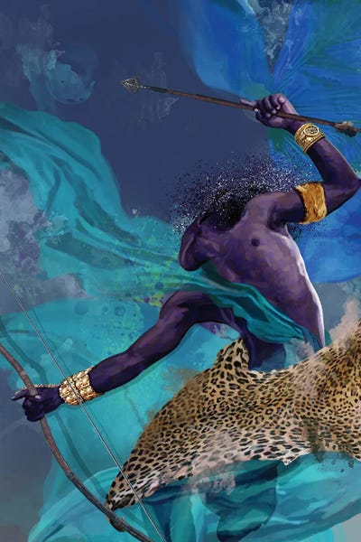 African Heritage: Sacred Beauty - Oxossi by Marcio Alek